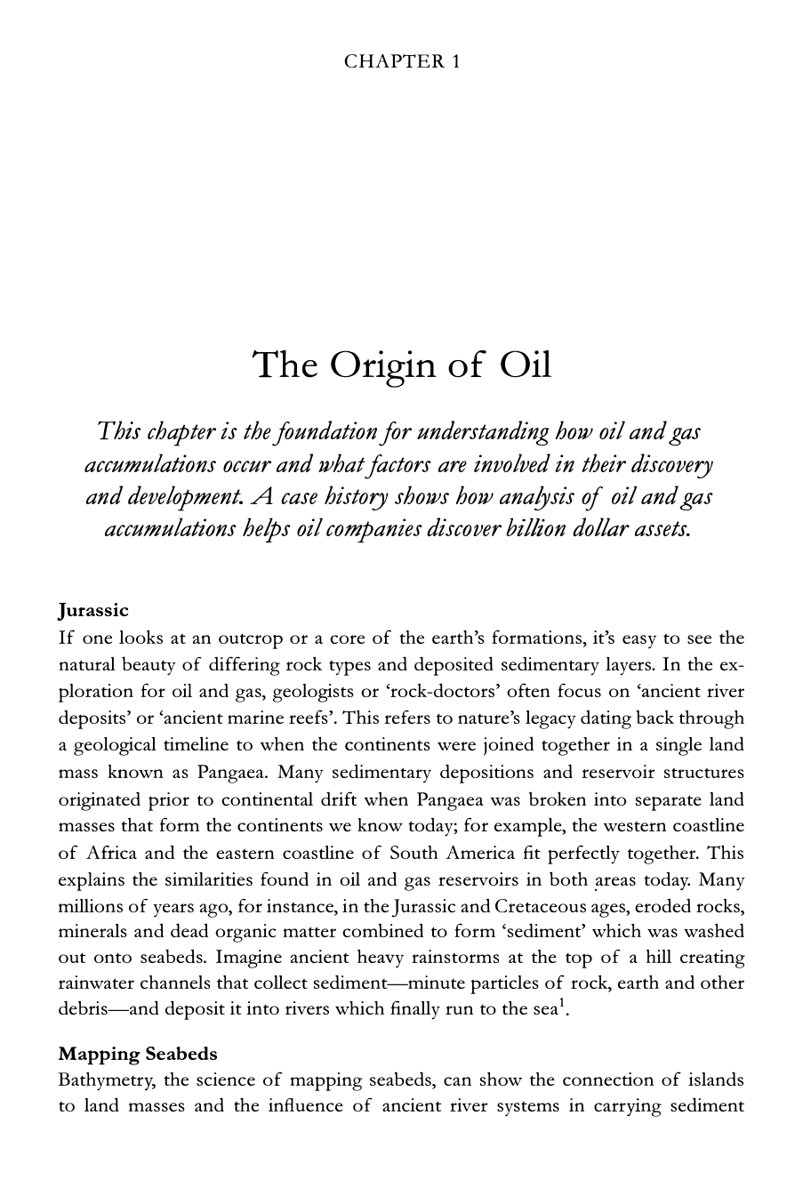 The Hydrocarbon Highway - Chapter 1