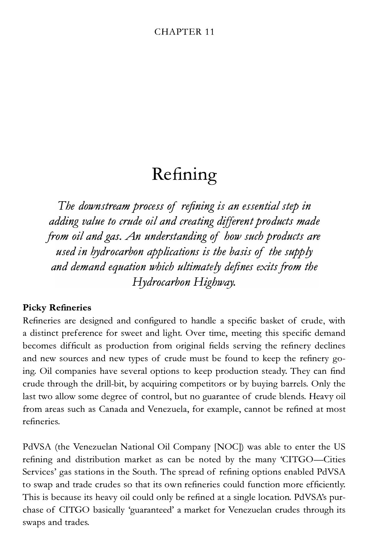 The Hydrocarbon Highway - Chapter 11