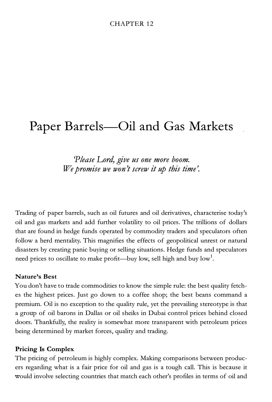 The Hydrocarbon Highway - Chapter 12